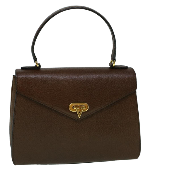 Valentino Handbags - VALENTINO Hand Bag Leather Brown Auth 59910